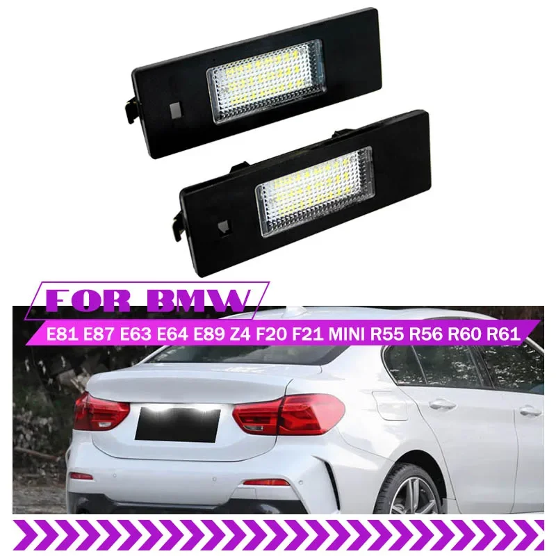 Car Led License Number Plate Light For BMW 1 6 Z Series E81 E87 F20 F21 E63 E64 M6 F06 F12 F13 E85 E86 E89 Z4 I3 I01 Accessories
Car Led License Number Plate Light For BMW 1 6 Z Series E81 E87 F20 F21 E63 E64 M6 F06 F12 F13 E85 E86 E89 Z4 I3 I01 Accessories