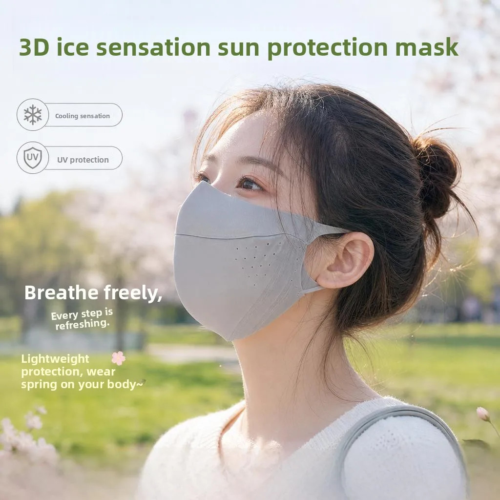 Spring Summer Lightweight Breathable Women's Sun Protection Mask Stereoscopic Cartilage Support Ultra-Thin Face Covering
Spring Summer Lightweight Breathable Women's Sun Protection Mask Stereoscopic Cartilage Support Ultra-Thin Face Covering