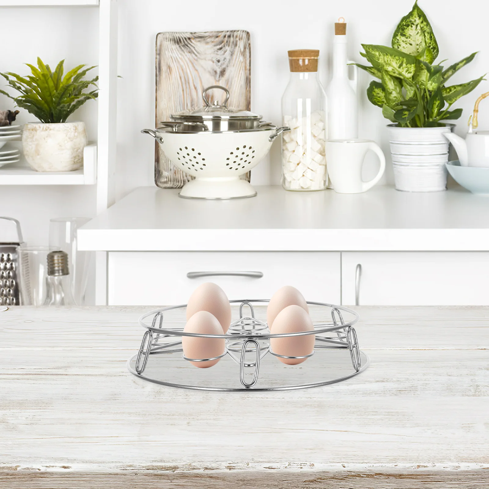 Egg Steamer Rack 13 Holes Stainless Steel Round Footed Steaming Tray Stackable Kitchen Food Steaming Basket Egg Steamer Tray
Egg Steamer Rack 13 Holes Stainless Steel Round Footed Steaming Tray Stackable Kitchen Food Steaming Basket Egg Steamer Tray