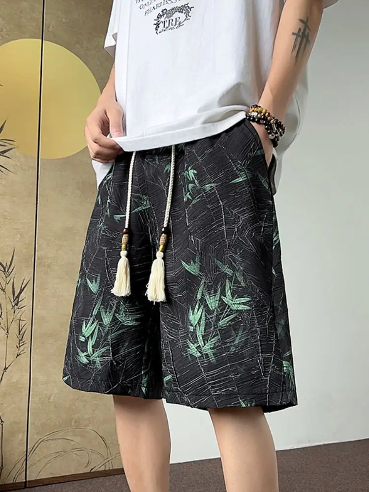 New Chinese Sle Men's ort Pants Summer Thin Loose Beach Pants Floral Print Breathable Lightweight Folded Texture Five-Poi...
New Chinese Sle Men's ort Pants Summer Thin Loose Beach Pants Floral Print Breathable Lightweight Folded Texture Five-Poi...