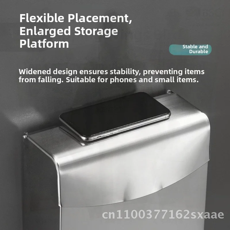 Stainless Steel Hand Paper Box for Hotel Bathroom Public Toilet Punch-Free Wall Mounted Waterproof Toilet Paper Holder Modern
Stainless Steel Hand Paper Box for Hotel Bathroom Public Toilet Punch-Free Wall Mounted Waterproof Toilet Paper Holder Modern
