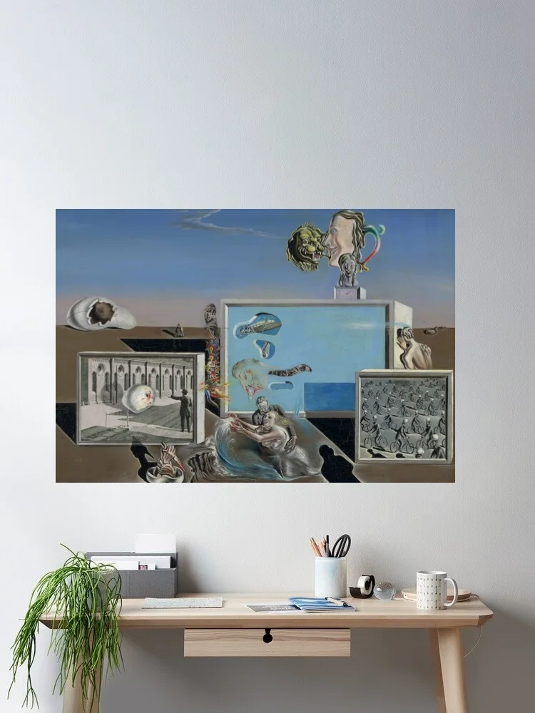 Illumined Pleasures (1929) by Salvador Dali, Art Print Canvas Poster, Living Room Decor, Home Wall Picture
Illumined Pleasures (1929) by Salvador Dali, Art Print Canvas Poster, Living Room Decor, Home Wall Picture