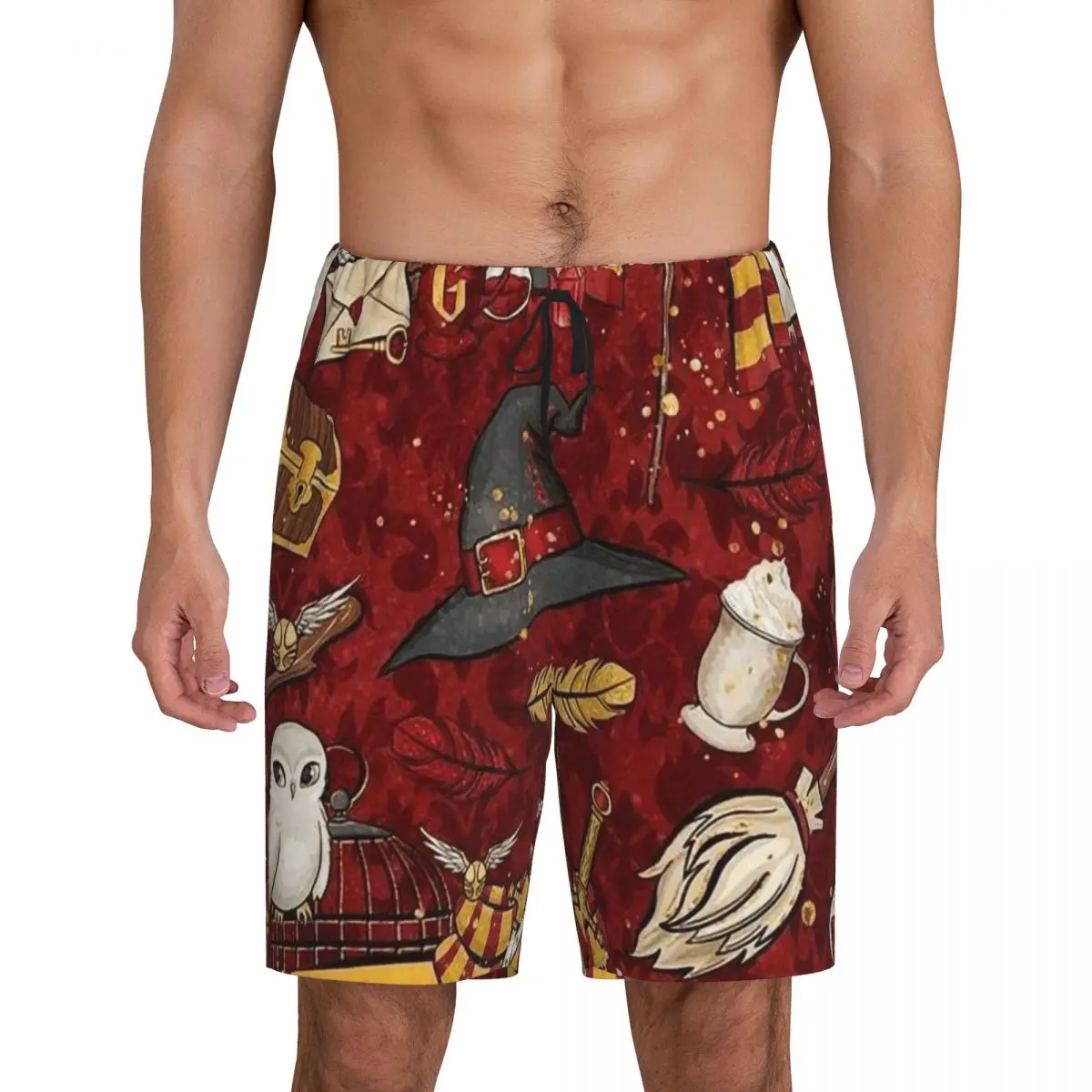 Custom Harrys Magic Adventure Movies Potters Pajama Shorts Men's Sleepwear Lounge Bottom Stretch Sleep Short Pjs with Pockets
Custom Harrys Magic Adventure Movies Potters Pajama Shorts Men's Sleepwear Lounge Bottom Stretch Sleep Short Pjs with Pockets