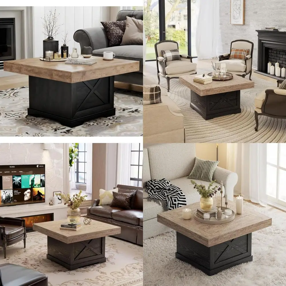 Деревянный журнальный столик на подставке X-Design в деревенском стиле, 31,5 квадратов, темный дуб, идеально подходит для гостиной и небольших помещений, простая сборка
Деревянный журнальный столик на подставке X-Design в деревенском стиле, 31,5 квадратов, темный дуб, идеально подходит для гостиной и небольших помещений, простая сборка