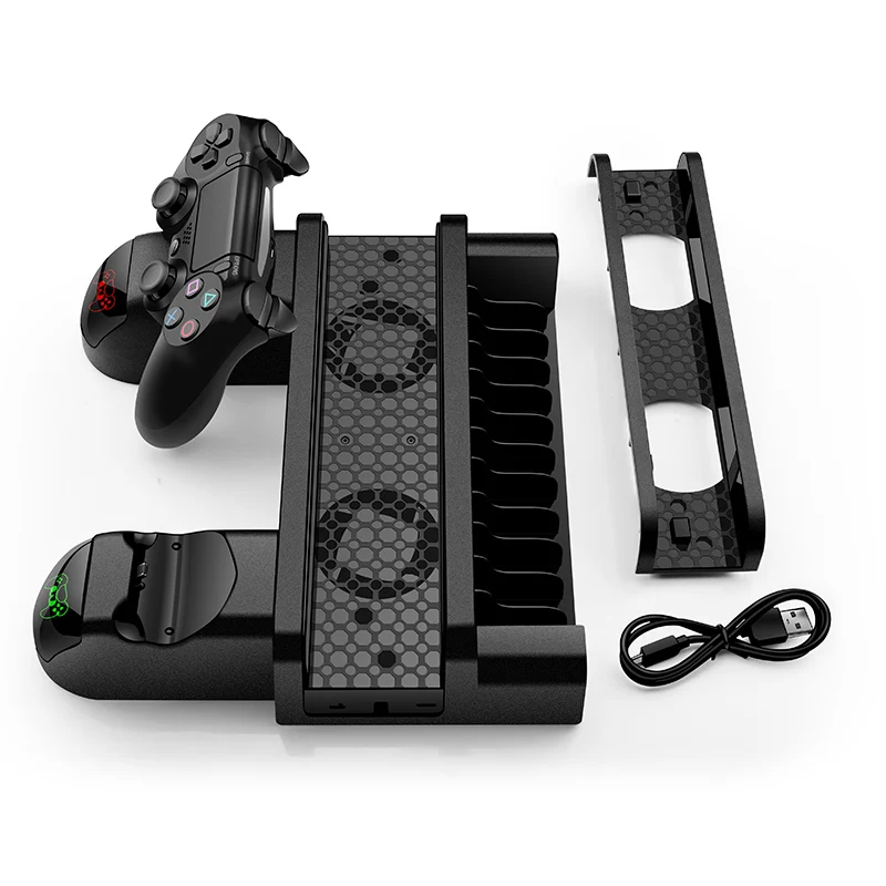 Вертикальная охлаждающая подставка для PS4 Slim с вентилятором, зарядная станция для двух контроллеров SONY PS4 Pro
Вертикальная охлаждающая подставка для PS4 Slim с вентилятором, зарядная станция для двух контроллеров SONY PS4 Pro