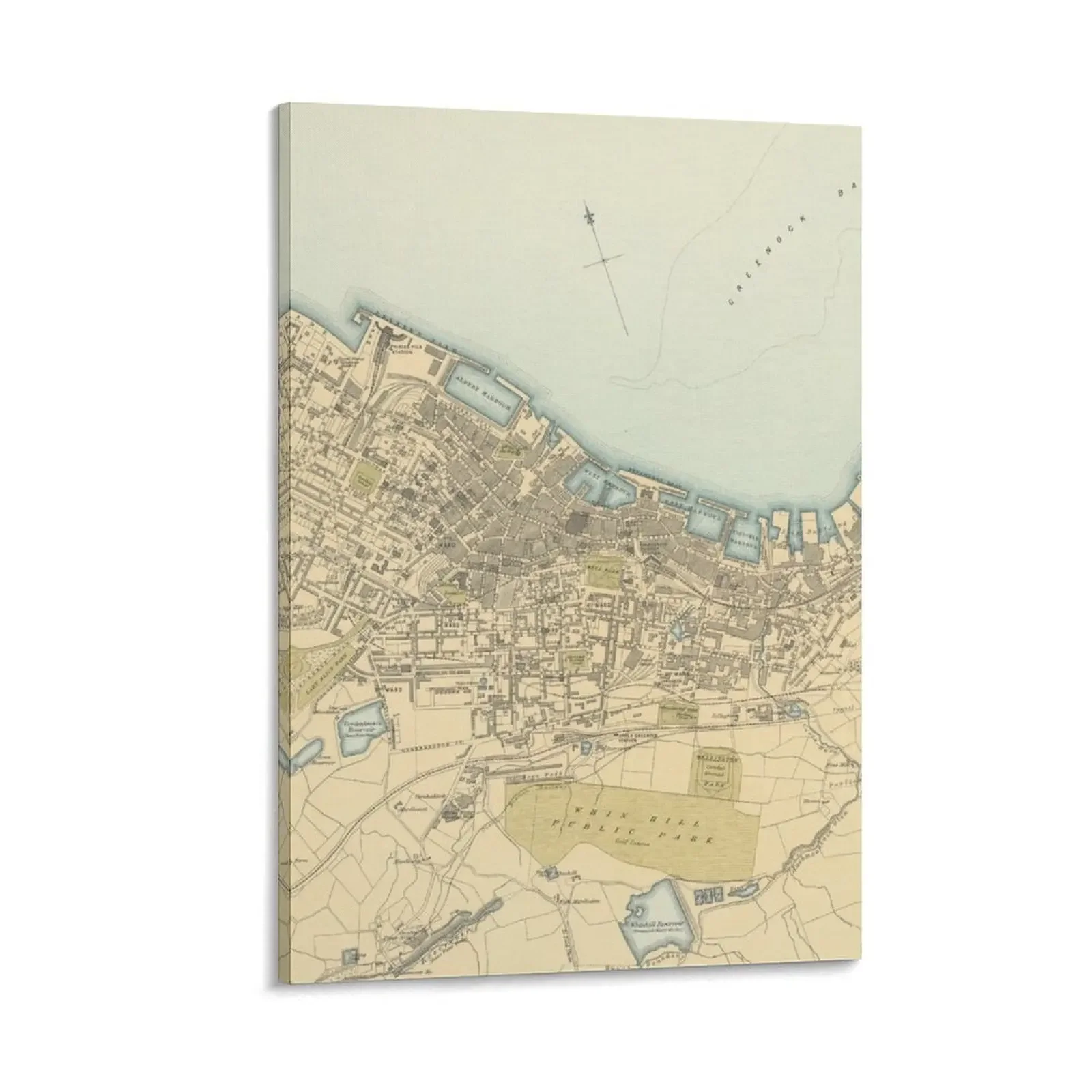 Old Greenock Scotland Map (1912) Vintage Scottish Town & Street Atlas Canvas Painting Decoration home anime poster
Old Greenock Scotland Map (1912) Vintage Scottish Town & Street Atlas Canvas Painting Decoration home anime poster