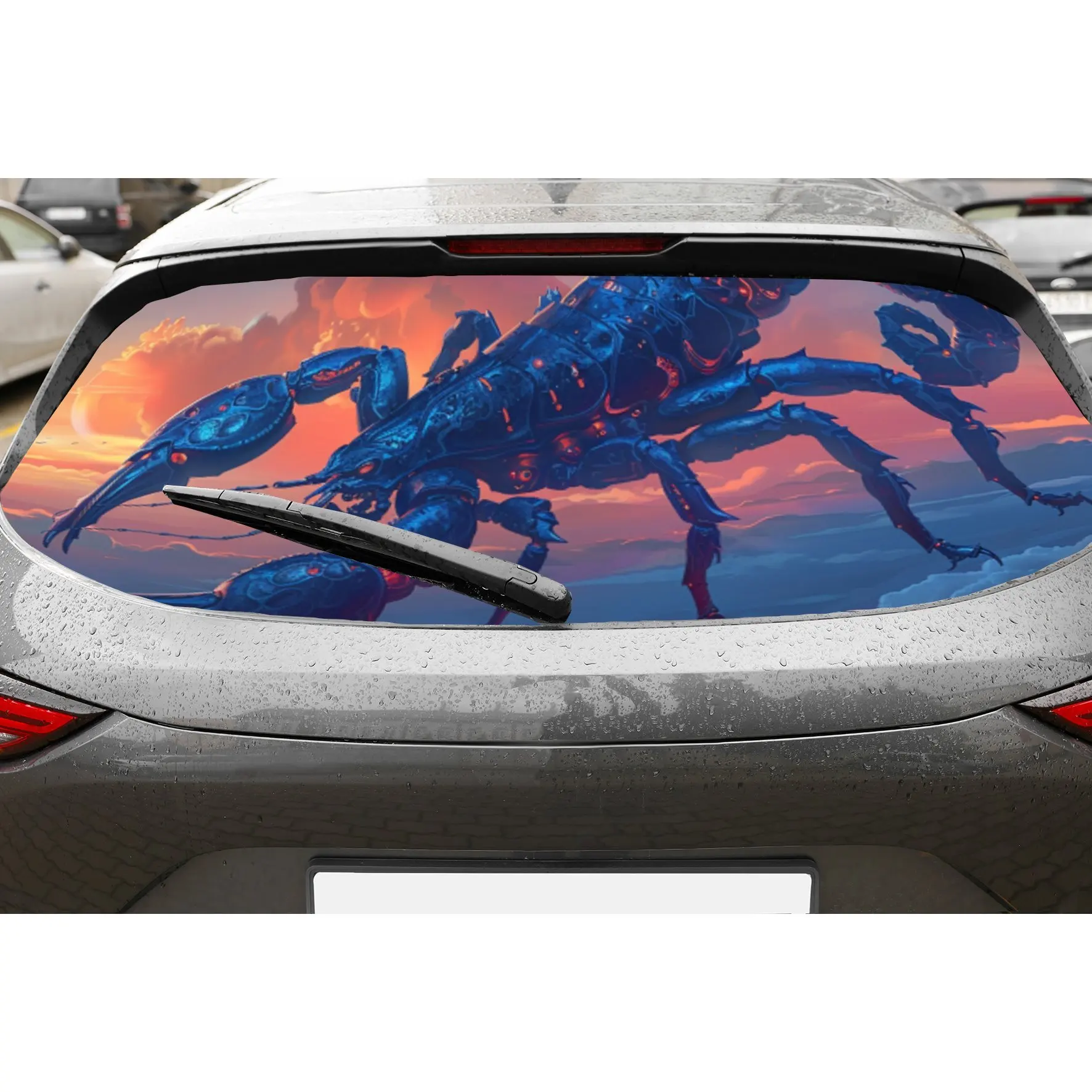 Киберпанк Механический Скорпион Небо Облако Печать Наклейка на заднее лобовое стекло автомобиля Окно грузовика Прозрачное перфорированное виниловое заднее окно
Киберпанк Механический Скорпион Небо Облако Печать Наклейка на заднее лобовое стекло автомобиля Окно грузовика Прозрачное перфорированное виниловое заднее окно