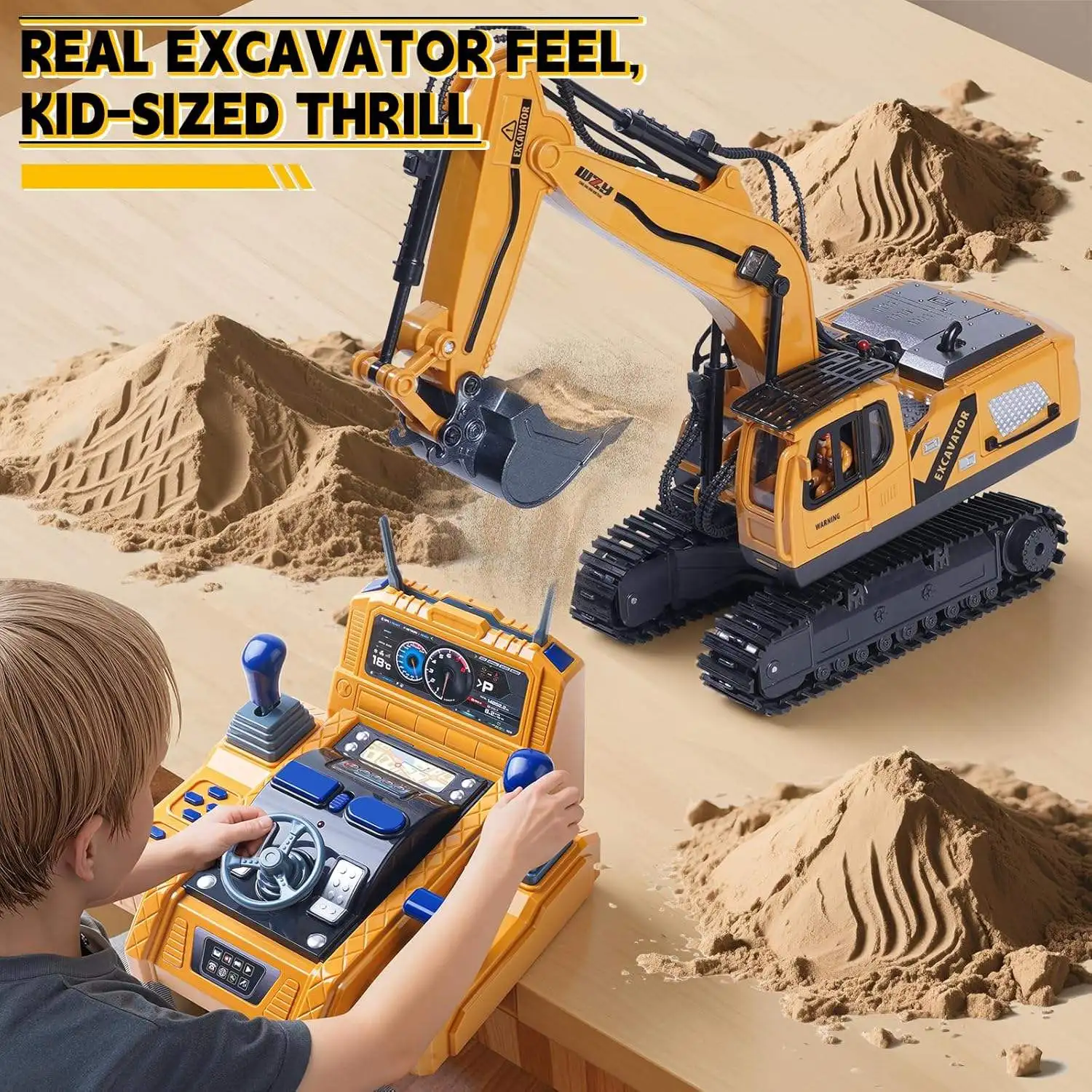 Радиоуправляемый экскаватор-грузовик 12/13/15CH, инженерная машина из сплава, со звуком, светом и эффектом распыления, вращение на 680°, игрушка для мальчиков, развивающий подарок
Радиоуправляемый экскаватор-грузовик 12/13/15CH, инженерная машина из сплава, со звуком, светом и эффектом распыления, вращение на 680°, игрушка для мальчиков, развивающий подарок