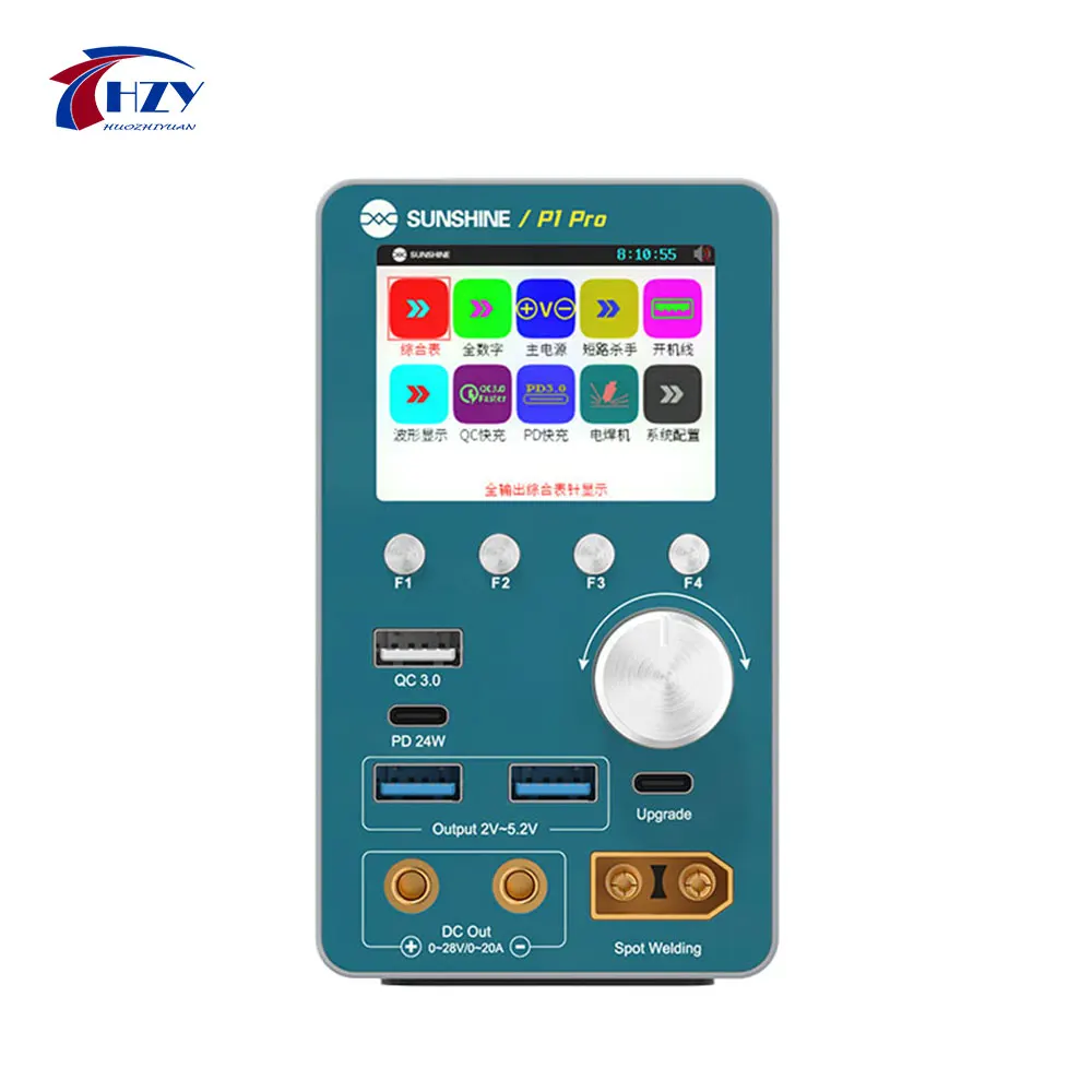 Sunshine P1 Pro Intelligent Regulated Power Supply Voltage 28V 6A Waveform Display Short Circuit Repair Welding Fast Charging
Sunshine P1 Pro Intelligent Regulated Power Supply Voltage 28V 6A Waveform Display Short Circuit Repair Welding Fast Charging