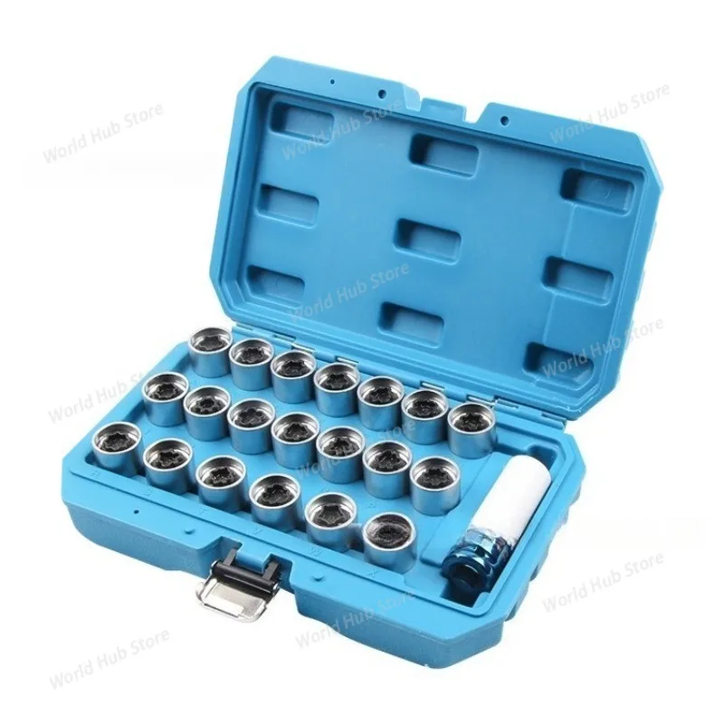 The 21-piece Set of Anti-theft Screw Sockets Is Suitable for Audi Anti-theft Screw Sockets in The Plum Blossom Type
The 21-piece Set of Anti-theft Screw Sockets Is Suitable for Audi Anti-theft Screw Sockets in The Plum Blossom Type