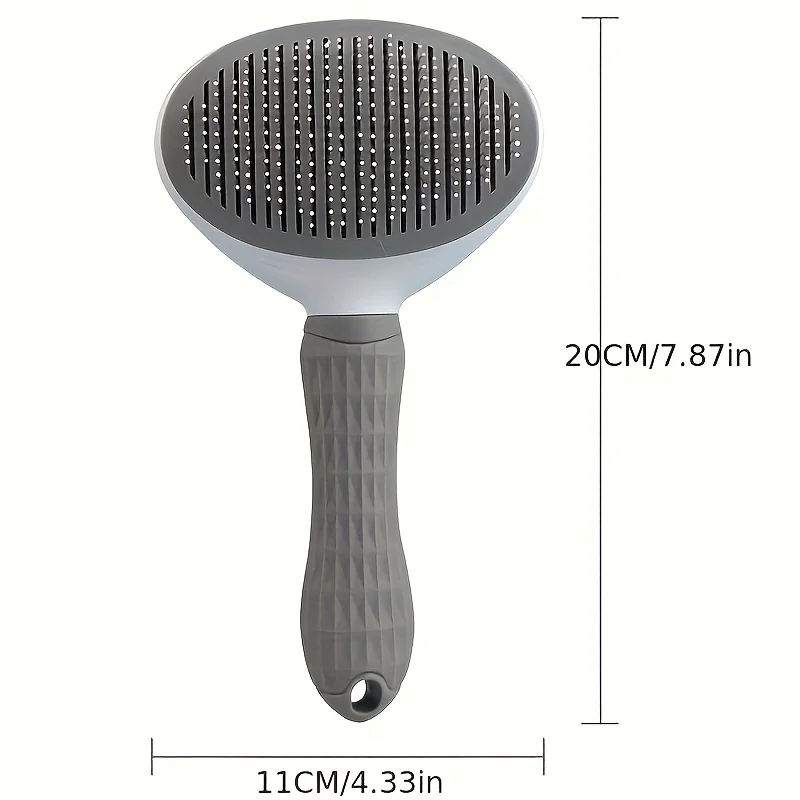 Self-Cleaning Pet Hair Brush - Dog & Cat Grooming Tool, Detangling Comb for Shedding Removal, Easy Hair Release Deshedding Brush
Self-Cleaning Pet Hair Brush - Dog & Cat Grooming Tool, Detangling Comb for Shedding Removal, Easy Hair Release Deshedding Brush