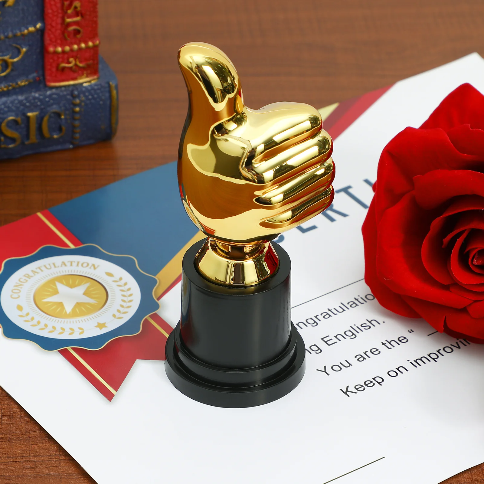 1pcs Gift Thumb Small Trophy Competition Award For Classroom Party Sports Event Participation Trophy Decor
1pcs Gift Thumb Small Trophy Competition Award For Classroom Party Sports Event Participation Trophy Decor