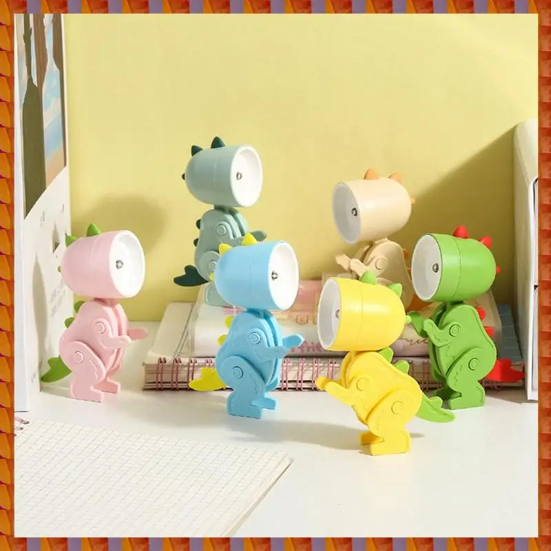 6 PCS Mini LED Desk Dinosaur Shape Lamp Cute Small Phone Holder Plastic 5.1X3.6X9.8Cm Portable Reading Table Night Lamp For Kids
6 PCS Mini LED Desk Dinosaur Shape Lamp Cute Small Phone Holder Plastic 5.1X3.6X9.8Cm Portable Reading Table Night Lamp For Kids