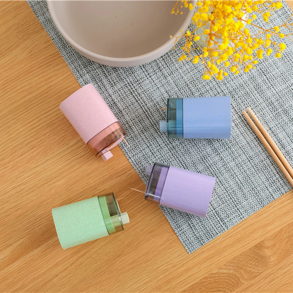 Automatic Toothpick Cartridge Toothpicks Press Jar Floss Case Square Funny Kitchen Gadgets Cute Holder Dispenser
Automatic Toothpick Cartridge Toothpicks Press Jar Floss Case Square Funny Kitchen Gadgets Cute Holder Dispenser