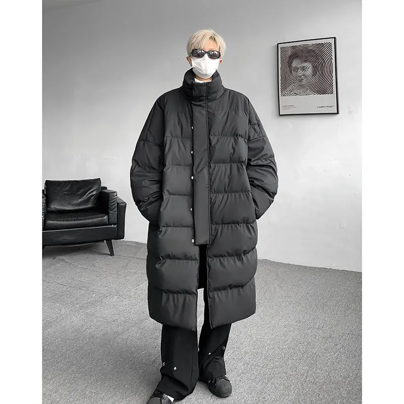 American Sle Thiened PU Leather Cotton Jaet Men's Winter Warm Long Coat over Knee Windproof Bread Clothes Youth Faion
American Sle Thiened PU Leather Cotton Jaet Men's Winter Warm Long Coat over Knee Windproof Bread Clothes Youth Faion