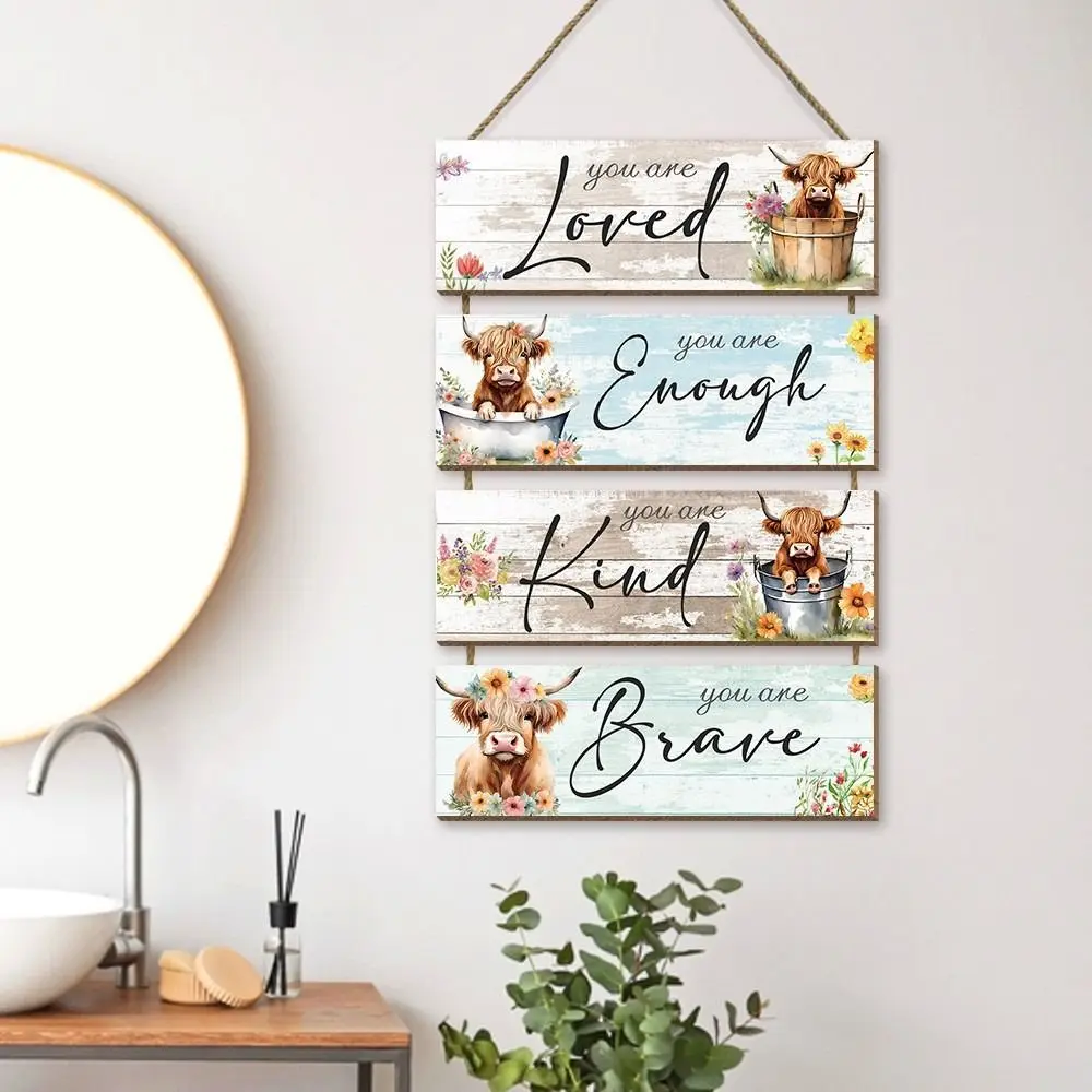 Crafts Wooden Cow Sign Colorful Exquisite Door Pendant Creative Wall Hanging Farmhouse
Crafts Wooden Cow Sign Colorful Exquisite Door Pendant Creative Wall Hanging Farmhouse