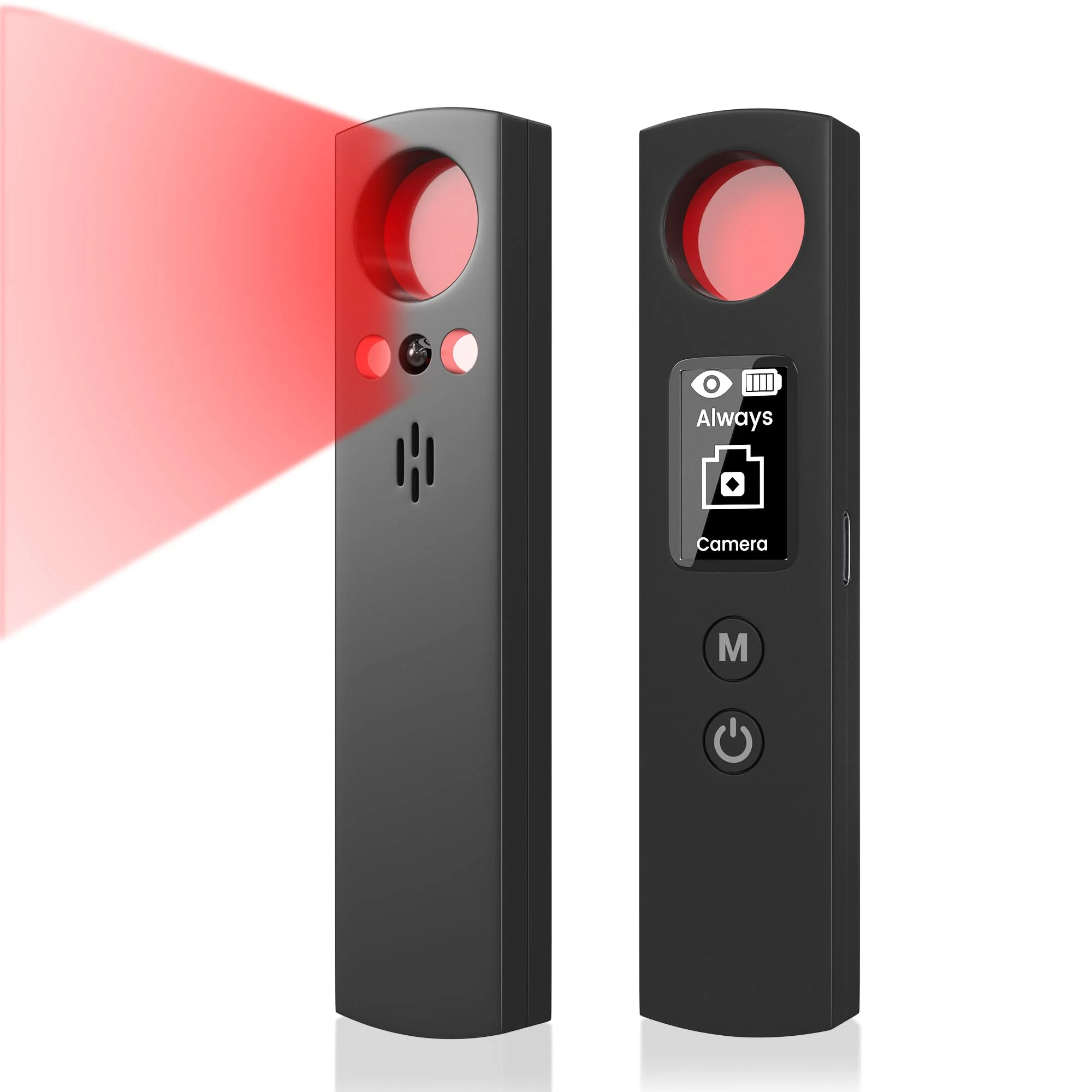 6-in-1 Hidden Camera Detector With LED Screen Infrared Detection Wireless Signal Detection Magnetic Detection Security Mode & SOS Alarm Mode For Travel Office Hotel
6-in-1 Hidden Camera Detector With LED Screen Infrared Detection Wireless Signal Detection Magnetic Detection Security Mode & SOS Alarm Mode For Travel Office Hotel