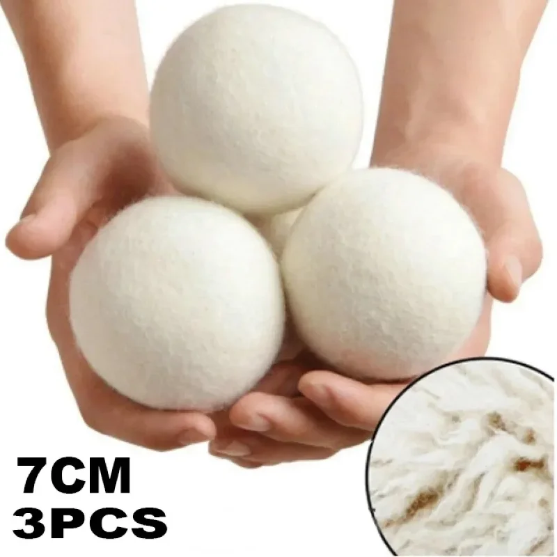 Wool Dryer Balls Organic 7CM Reusable New Zealand Natural Fabric Softener,Healthy Laundry Balls for Washing Machine, cat toys
Wool Dryer Balls Organic 7CM Reusable New Zealand Natural Fabric Softener,Healthy Laundry Balls for Washing Machine, cat toys
