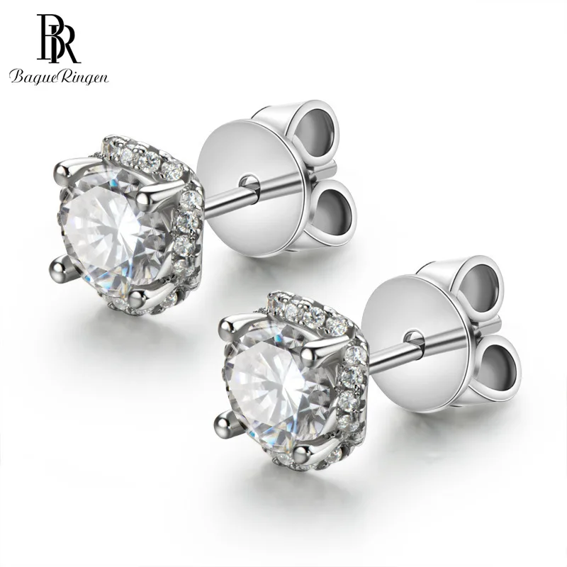 Bague Ringen 925 Sterling Silver Moissanite Diamond Earrings For Women Unique Design Simple 0.5 Carat Wedding Party Female Gifts
Bague Ringen 925 Sterling Silver Moissanite Diamond Earrings For Women Unique Design Simple 0.5 Carat Wedding Party Female Gifts