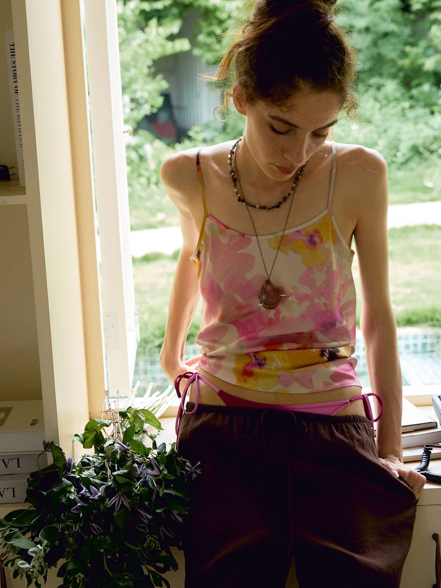 in Credible Satin Feel Silk round Ne Svel Top Slim Fit Silk Csole Vest Comfortable Commute Sle Floral Print
in Credible Satin Feel Silk round Ne Svel Top Slim Fit Silk Csole Vest Comfortable Commute Sle Floral Print