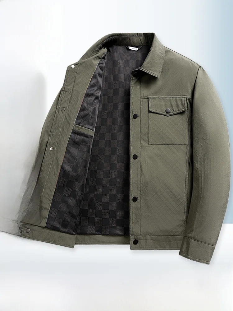 New Chinese Sle Casual Men's Jaet Woodpeer Collar Middle-aged Busin Casual Dad Clothes Spring Autumn Polyester Fiber
New Chinese Sle Casual Men's Jaet Woodpeer Collar Middle-aged Busin Casual Dad Clothes Spring Autumn Polyester Fiber