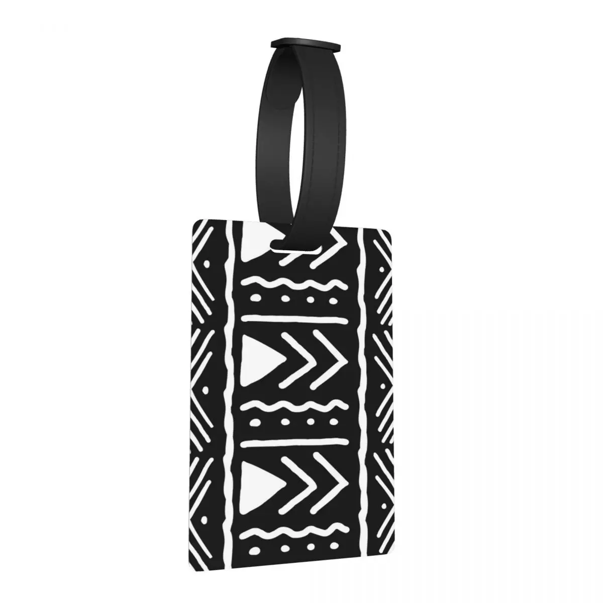 Black And White African Bogolan Tribal Pattern Luggage Tags Suitcase Accessories Travel Baggage Boarding Tag Label Holder Name
Black And White African Bogolan Tribal Pattern Luggage Tags Suitcase Accessories Travel Baggage Boarding Tag Label Holder Name