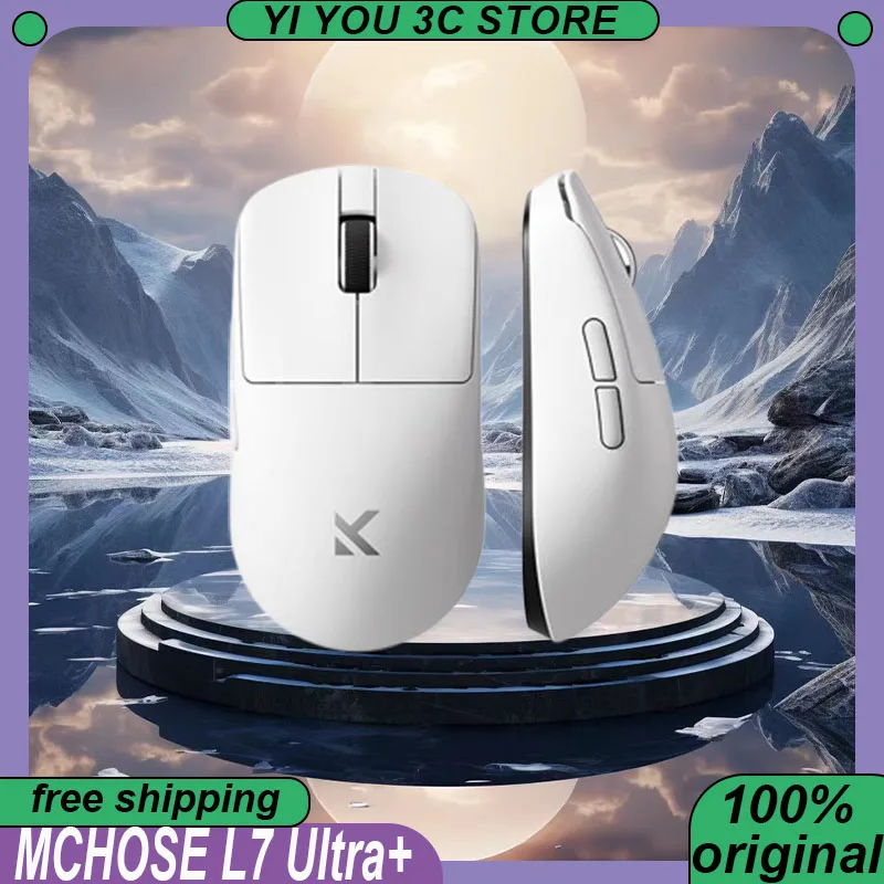 MCHOSE L7 Ultra Plus Esports Mouse Wireless Tri-mode Bluetooth PAW3395 Lightweight PC Esports Laptop Gaming Mice L7 Ultra+
MCHOSE L7 Ultra Plus Esports Mouse Wireless Tri-mode Bluetooth PAW3395 Lightweight PC Esports Laptop Gaming Mice L7 Ultra+