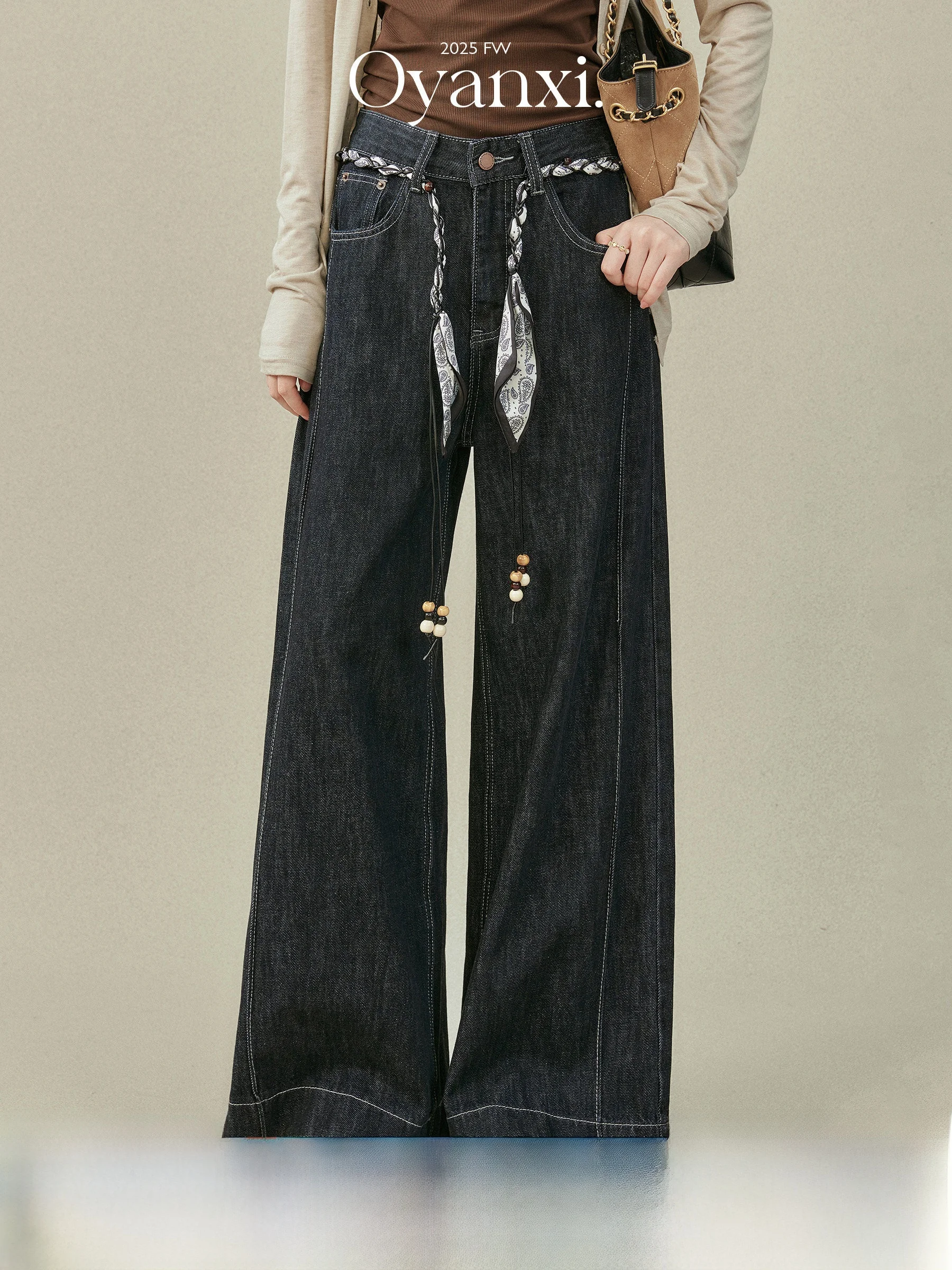 High Waist Loose Fit Black Denim Pants Women's Wide Leg Jeans Retro Style Autumn New Arrival Comfortable Straight Long Trousers
High Waist Loose Fit Black Denim Pants Women's Wide Leg Jeans Retro Style Autumn New Arrival Comfortable Straight Long Trousers