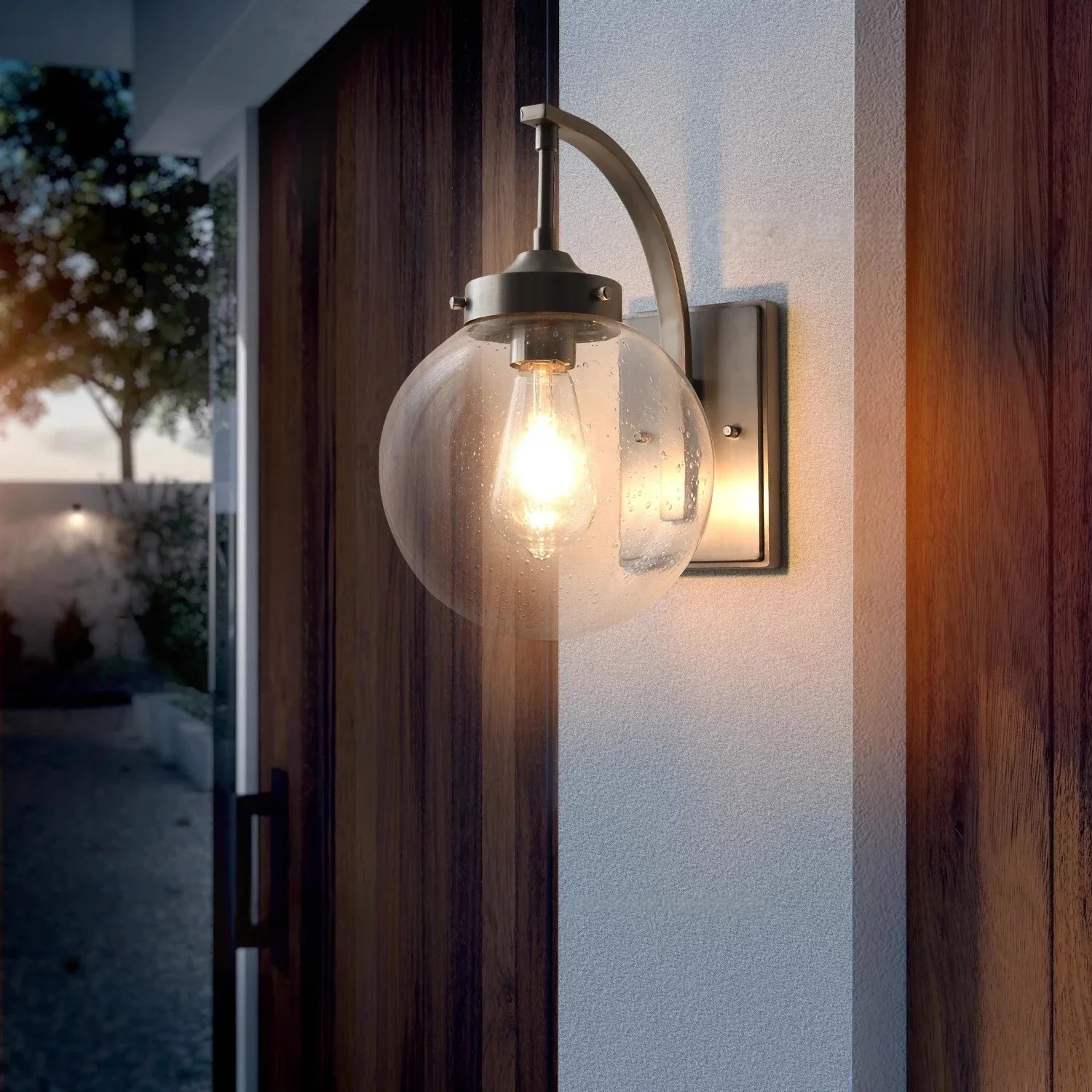 Modern Outdoor Wall Light Glass Lampshade Waterproof Wall Lamp for Villa Doorway Courtyard Balcony Porch Garden Decor LED Sconce
Modern Outdoor Wall Light Glass Lampshade Waterproof Wall Lamp for Villa Doorway Courtyard Balcony Porch Garden Decor LED Sconce