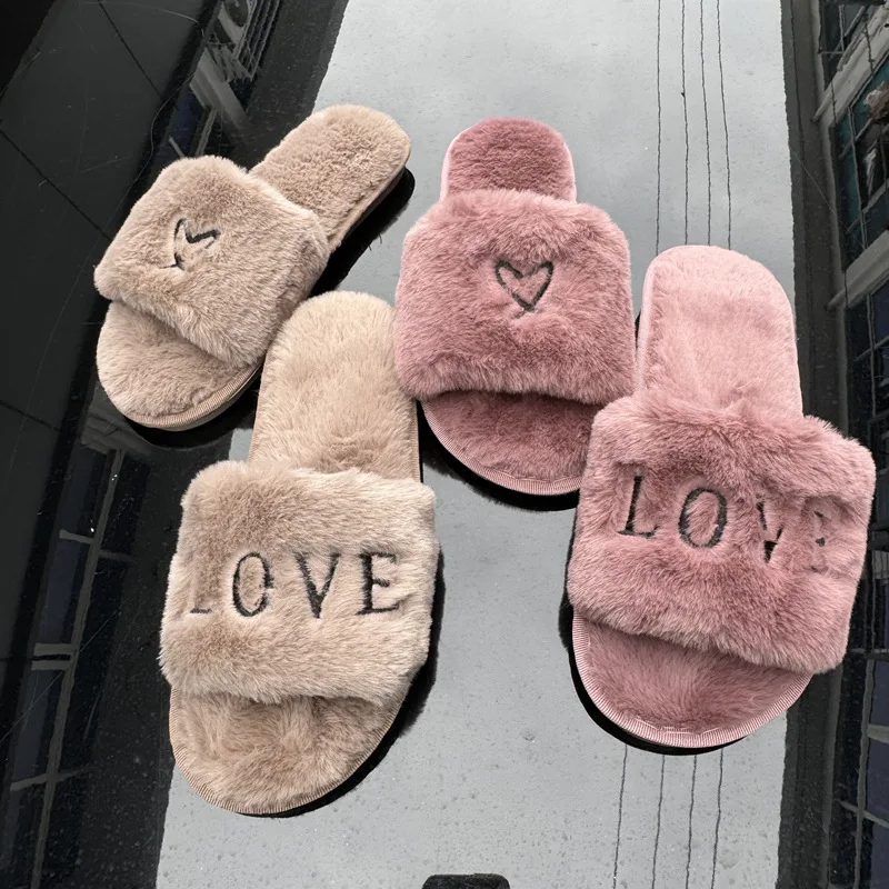 New Spring and Autumn 2025 Woolen Slippers, Solid Color Embroidered, Home Anti-slip, Simple and Fashionable Women's Slippers
New Spring and Autumn 2025 Woolen Slippers, Solid Color Embroidered, Home Anti-slip, Simple and Fashionable Women's Slippers