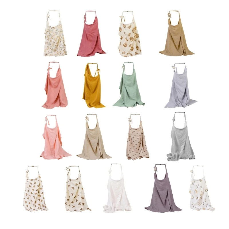 67JC Cotton Nursing Cover Comfortable & Convenient Apron Blanket for Breastfeeding
67JC Cotton Nursing Cover Comfortable & Convenient Apron Blanket for Breastfeeding