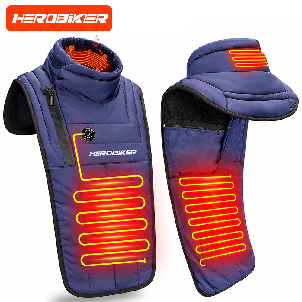 Motorcycle Heated Scarf Windproof Winter Motocross Neck Cold Protection Chest Electric Heating Neck Bike Racing Heating Scarf
Motorcycle Heated Scarf Windproof Winter Motocross Neck Cold Protection Chest Electric Heating Neck Bike Racing Heating Scarf