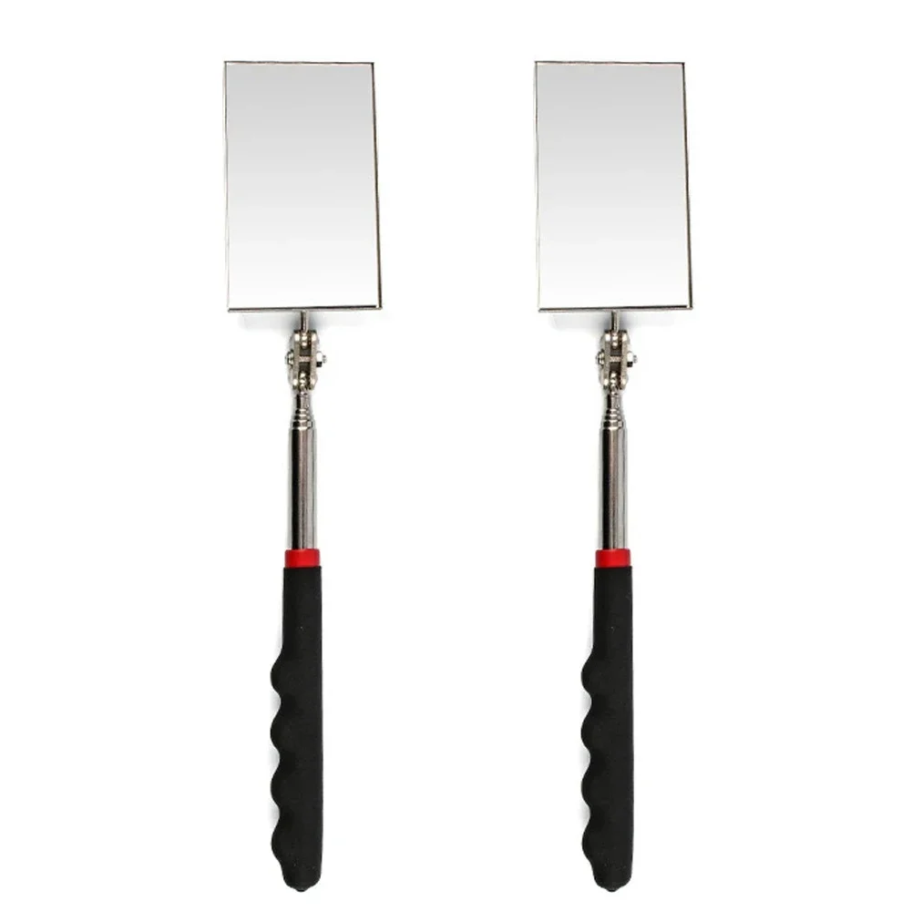 2pcs Telescoping Inspection Mirror Rectangle Mechanic Mirrors 360° Rotation Extendable Telescopic Handle For Car Repair
2pcs Telescoping Inspection Mirror Rectangle Mechanic Mirrors 360° Rotation Extendable Telescopic Handle For Car Repair