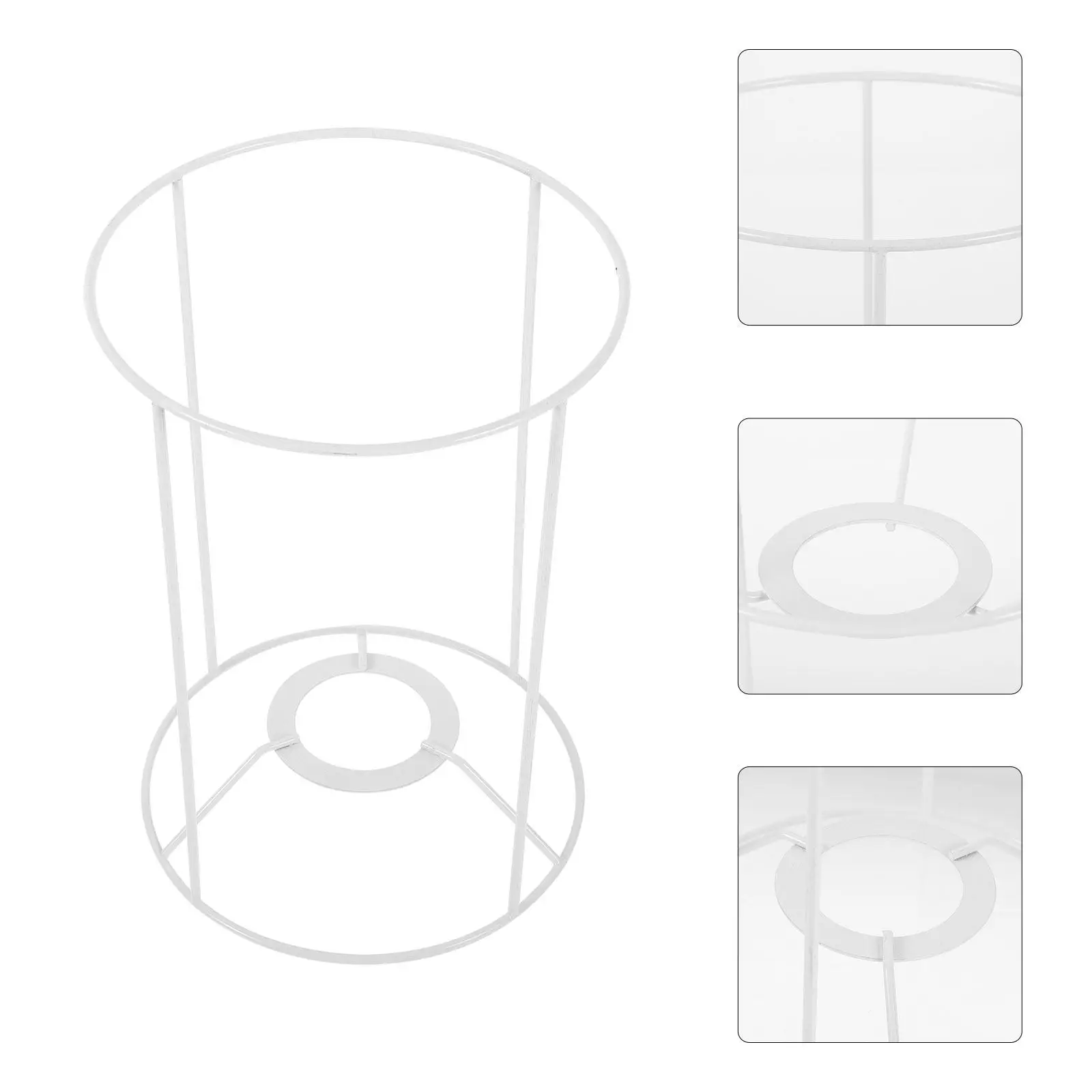 Iron Lampshade Frame Heavy-Duty Rust-Resistant DIY Table Lamp Shade Ring for Chandelier Desk Light Craft Projects Lampshade
Iron Lampshade Frame Heavy-Duty Rust-Resistant DIY Table Lamp Shade Ring for Chandelier Desk Light Craft Projects Lampshade