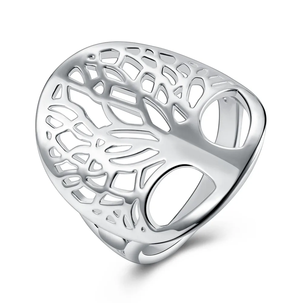 Beautiful 925 Sterling Silver Tree Of Life Ring Hollow Fashion Noble Women Lady Design Gift Men Unisex Cute
Beautiful 925 Sterling Silver Tree Of Life Ring Hollow Fashion Noble Women Lady Design Gift Men Unisex Cute