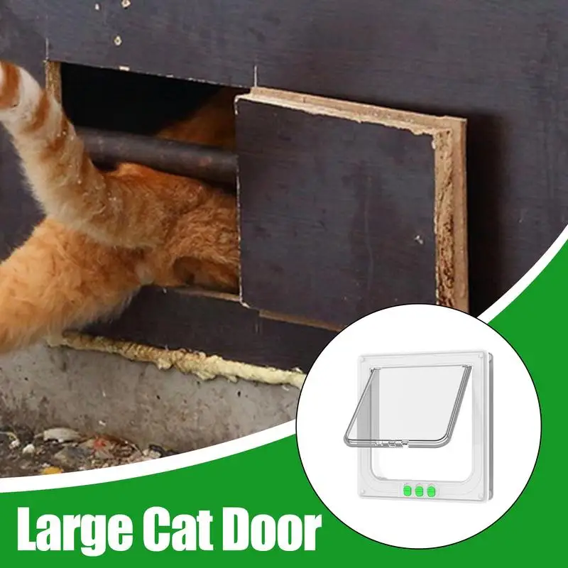 Pet Door Two-Way Opening Dog Door Safe Transparent Gate With Double Open Design For Pet Kitten Puppy House Clear Access
Pet Door Two-Way Opening Dog Door Safe Transparent Gate With Double Open Design For Pet Kitten Puppy House Clear Access