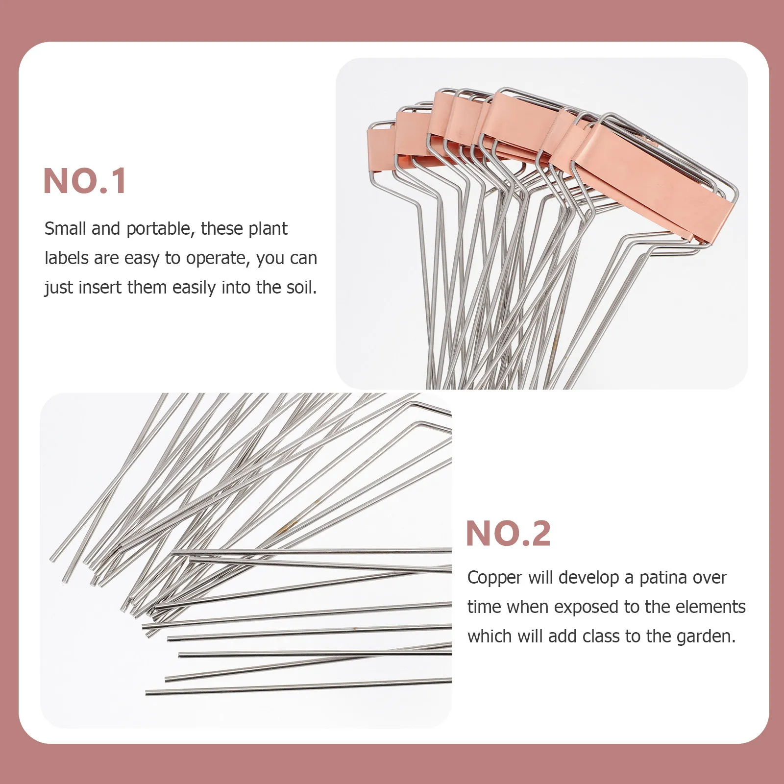 15Pcs Premium Metal Plant Tags Weatherproof Garden Plant Labels with Wide Writing Surface Sturdy Two-Foot Design for Home Garden
15Pcs Premium Metal Plant Tags Weatherproof Garden Plant Labels with Wide Writing Surface Sturdy Two-Foot Design for Home Garden