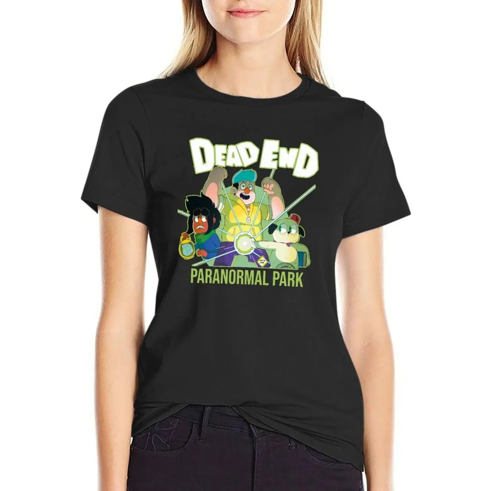 dead end - paranormal park T-Shirt female cute tops summer top tshirts for Women
dead end - paranormal park T-Shirt female cute tops summer top tshirts for Women