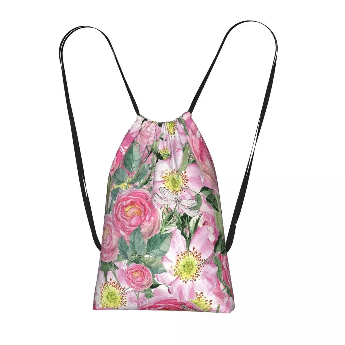 Pink Rose Botanical Garden Watercolor Backpacks Portable Drawstring Bags Sports Bag Book Bags for Travel Students
Pink Rose Botanical Garden Watercolor Backpacks Portable Drawstring Bags Sports Bag Book Bags for Travel Students