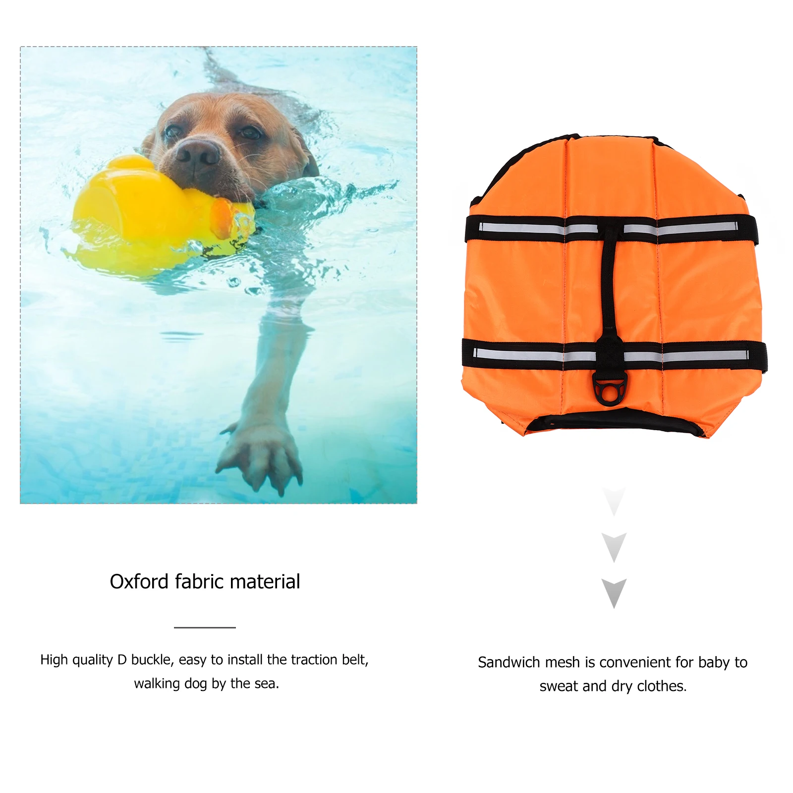 Vest Pet Puppy Swimming Safety Gear Breathable Reflective Waterproof Outdoor Pool Beach Use Pet Supply
Vest Pet Puppy Swimming Safety Gear Breathable Reflective Waterproof Outdoor Pool Beach Use Pet Supply
