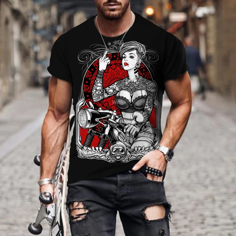 Funny 3D Beauty Print T Shirt For Men Fashion Skull Pattern Short Sleeve Tees Casual O-neck Loose Tops Summer Hot Men's Clothing
Funny 3D Beauty Print T Shirt For Men Fashion Skull Pattern Short Sleeve Tees Casual O-neck Loose Tops Summer Hot Men's Clothing