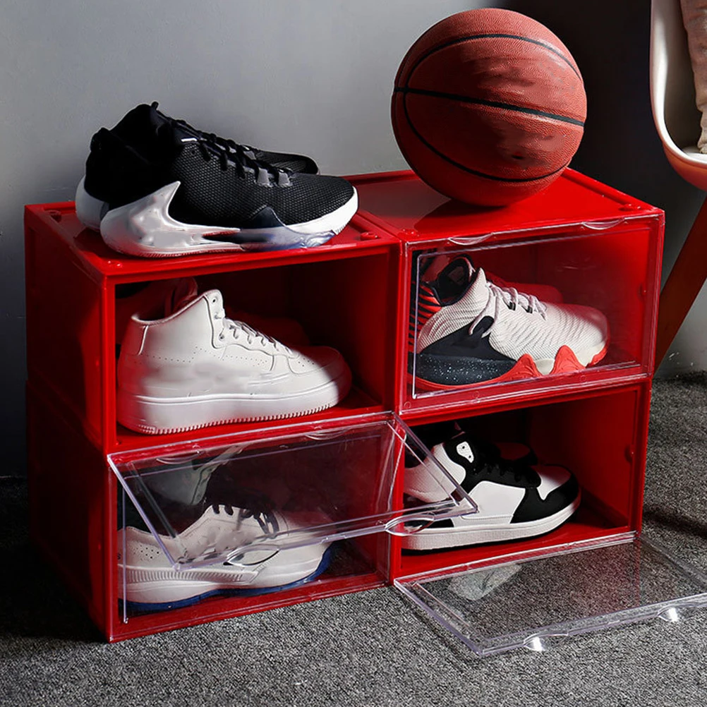 Transparent Shoe Dustproof Storage Container for Basketball Shoes Red Shoes Storage Box Magnetic Organizer Protects
Transparent Shoe Dustproof Storage Container for Basketball Shoes Red Shoes Storage Box Magnetic Organizer Protects