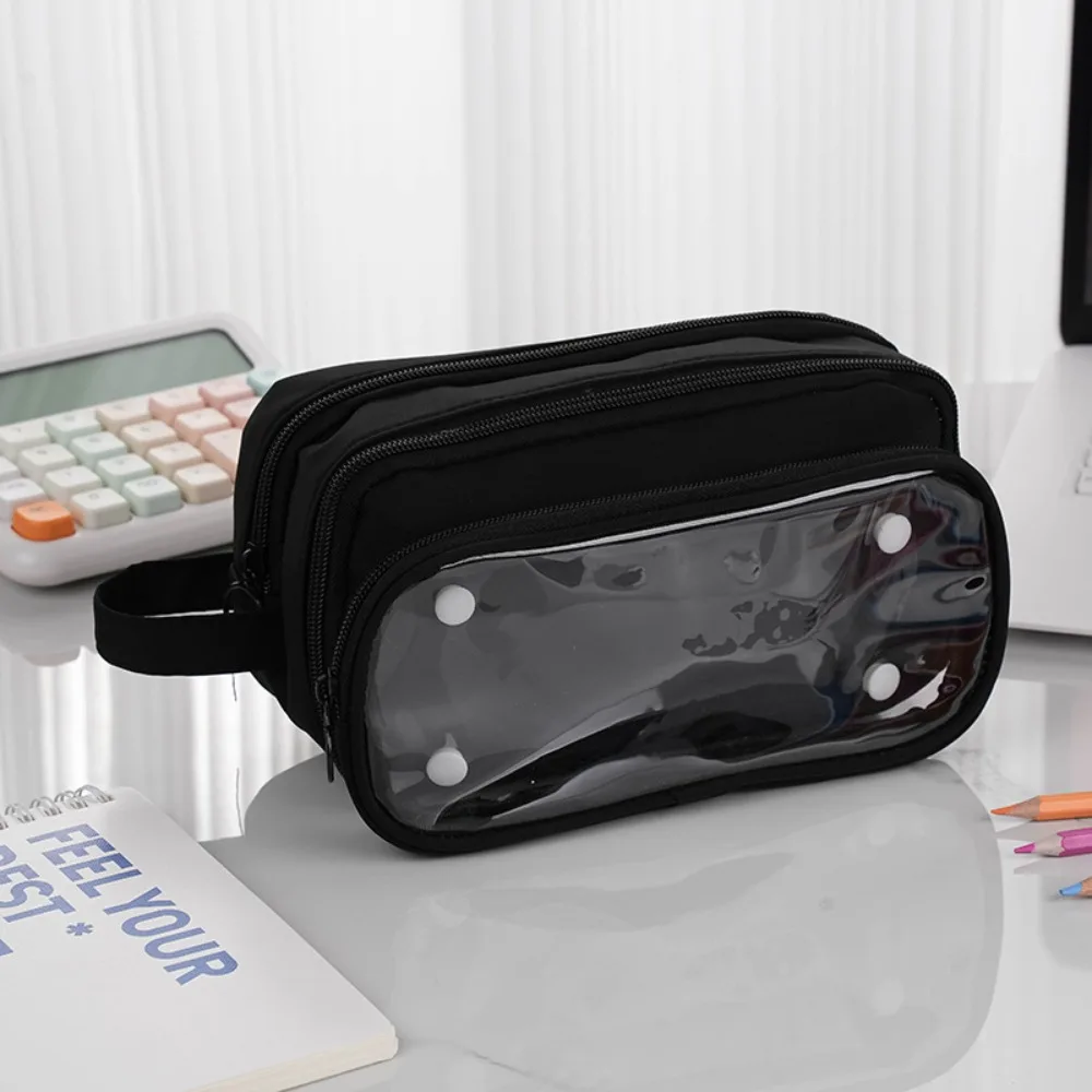Large Capacity Detachable Pencil Case Storage Bag Cosmetic Bag Ita Bag Pouch Solid Color Organizer Case Stationery Storage Bag
Large Capacity Detachable Pencil Case Storage Bag Cosmetic Bag Ita Bag Pouch Solid Color Organizer Case Stationery Storage Bag