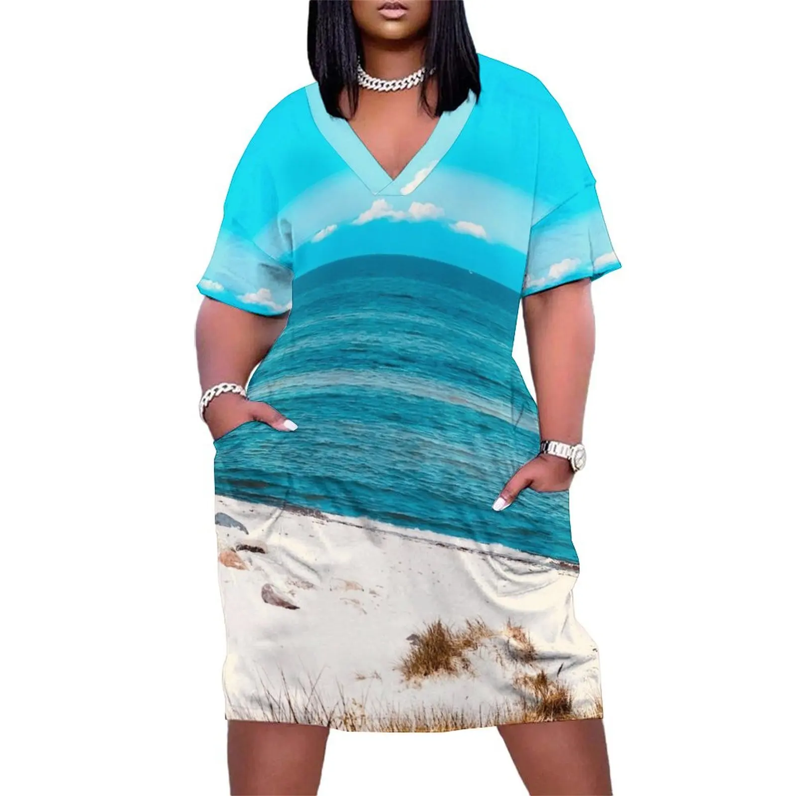 Heavenly Baltic Sea No. 2 Loose Pocket Dress elegant party dresses for women 2025 summer dress womens 2025
Heavenly Baltic Sea No. 2 Loose Pocket Dress elegant party dresses for women 2025 summer dress womens 2025