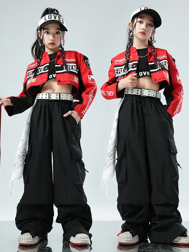 Kids Hip Hop Clothes For Girls Short Jacket Black Pants Jazz Modern Dance Performance Suit Catwalk Concert Fashion Wear
Kids Hip Hop Clothes For Girls Short Jacket Black Pants Jazz Modern Dance Performance Suit Catwalk Concert Fashion Wear
