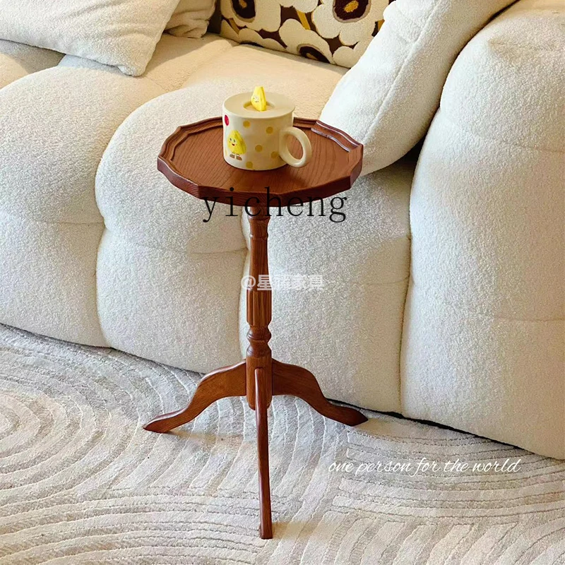 ZC medieval French sofa side table living room solid wood coffee table American retro coffee table
ZC medieval French sofa side table living room solid wood coffee table American retro coffee table