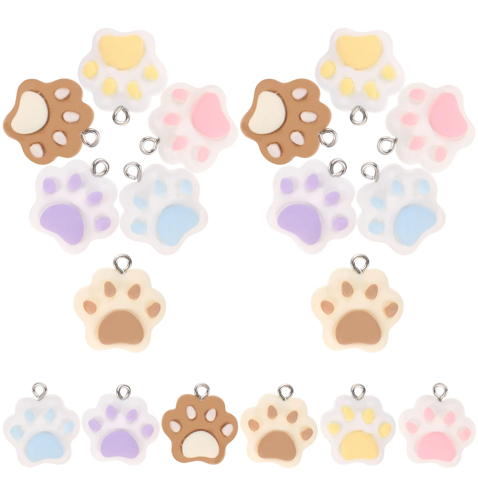 18 Pcs Resin Accessories Dog Paw Charms Jewelry Making DIY Craft Lightweight Durable Necklace Bracelet Earrings Keychain
18 Pcs Resin Accessories Dog Paw Charms Jewelry Making DIY Craft Lightweight Durable Necklace Bracelet Earrings Keychain