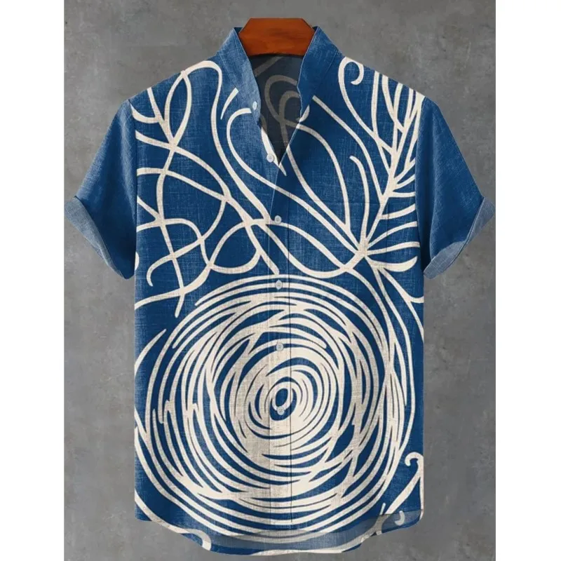 2025 Men's Novelty Special Elegance Art Pattern Printing, Summer Fashion, Casual Short Sleeve Top Camisas Divertidas Hombre
2025 Men's Novelty Special Elegance Art Pattern Printing, Summer Fashion, Casual Short Sleeve Top Camisas Divertidas Hombre