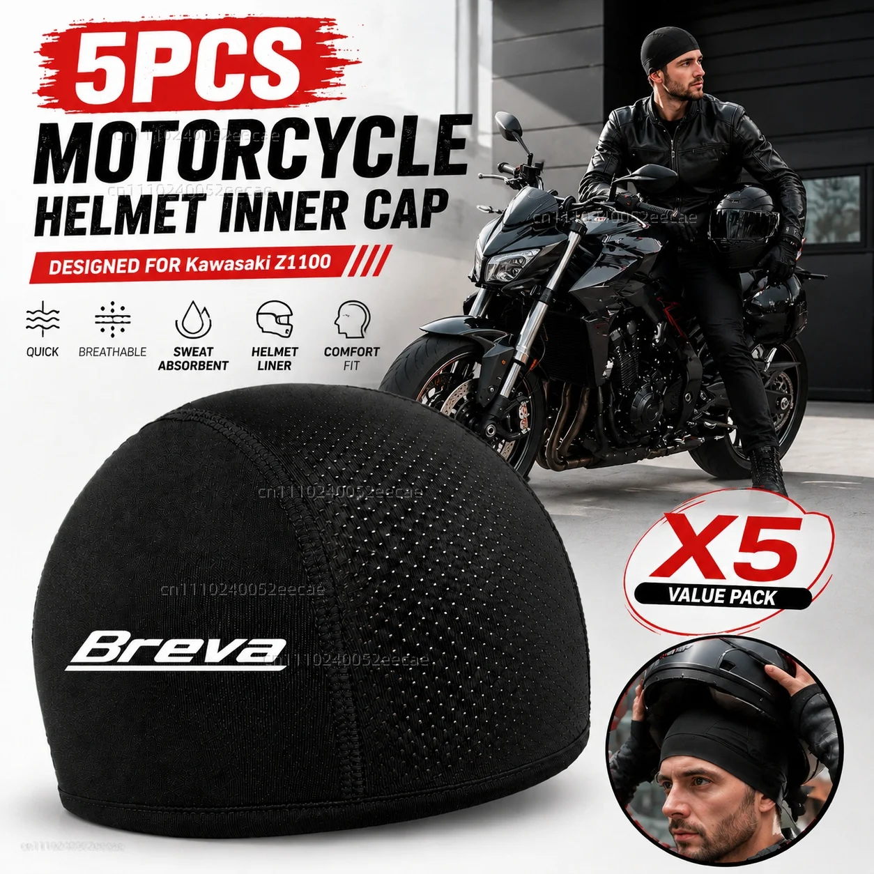 5pcs Motorcycle Helmet Inner Cap Hat Quick Dry Breathable Hat Racing Cap Thin Soft Beanie For Moto Guzzi Breva 2003-2016 Touring
5pcs Motorcycle Helmet Inner Cap Hat Quick Dry Breathable Hat Racing Cap Thin Soft Beanie For Moto Guzzi Breva 2003-2016 Touring