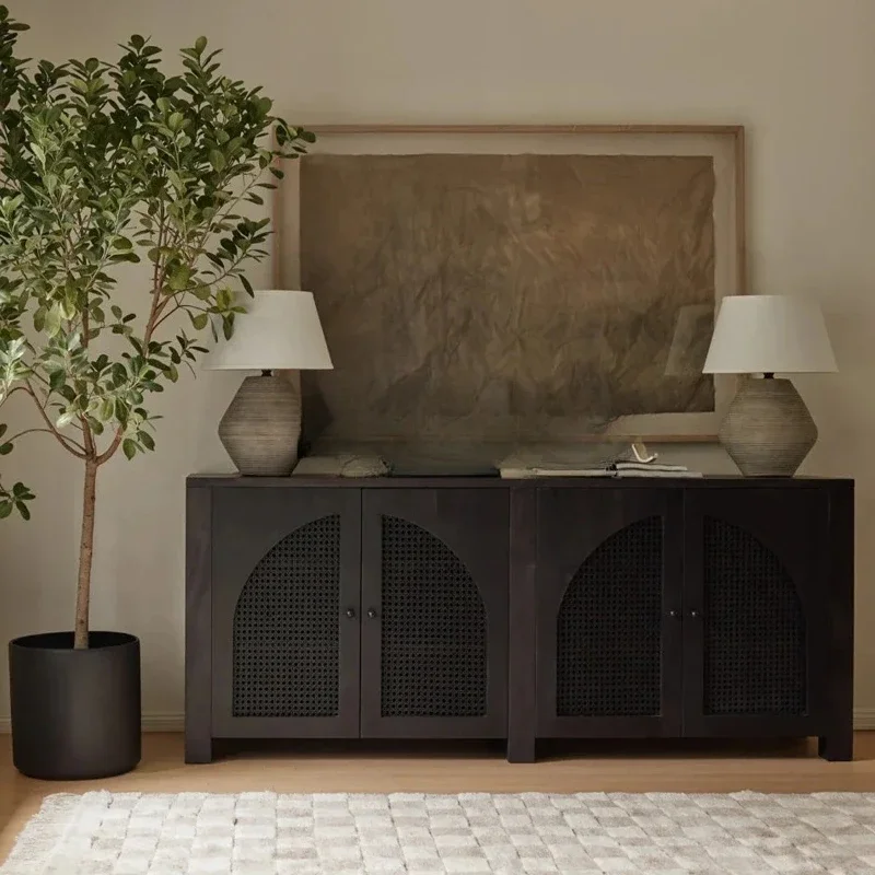 JJ TV cabinet All solid wood living room Large capacity locker Moluya black cabinet Simple cabinet
JJ TV cabinet All solid wood living room Large capacity locker Moluya black cabinet Simple cabinet